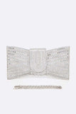 Rhinestone Bowtie Convertible Clutch