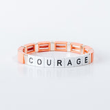 Block Bracelet -COURAGE - MeriMeriShop