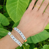 Block Bracelet -COURAGE - MeriMeriShop