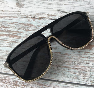 ZAOLIHU Brand 3 Colors Square Sunglasses Oversized luxury Rhinestones Sunglasses Round Sunglasses men shades for women - MeriMeriShop
