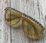 ZAOLIHU Brand 3 Colors Square Sunglasses Oversized luxury Rhinestones Sunglasses Round Sunglasses men shades for women - MeriMeriShop